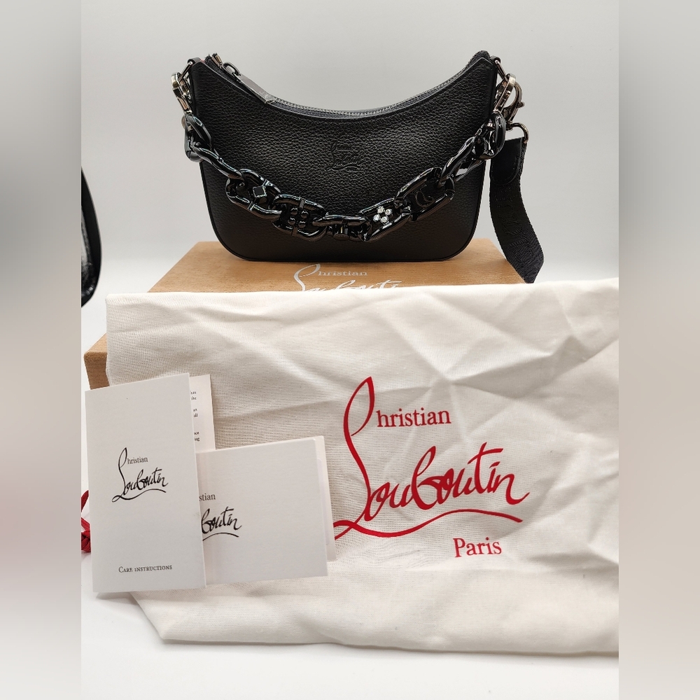 Christian Louboutin Loubila Chain Mini Shoulder Bag NWT - Picture 2 of 14